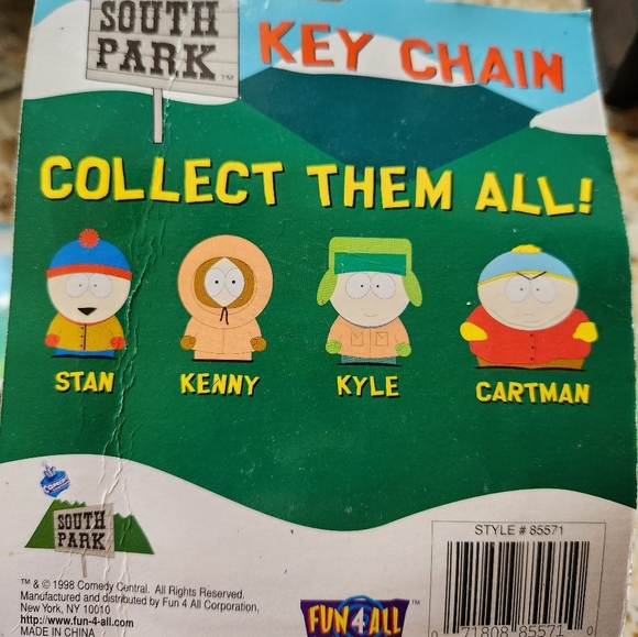 New Vintage South Park Key Chain Set - Of 6 Multicolor - Picture 10 of 15